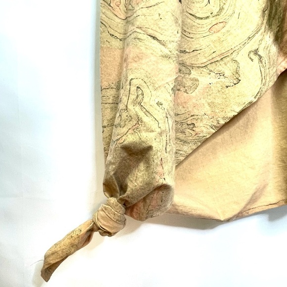 Renee Bolden Handmade Mustard Yellow Tank Tunic Dress Split Front Opening Sz XXL - Picture 7 of 10